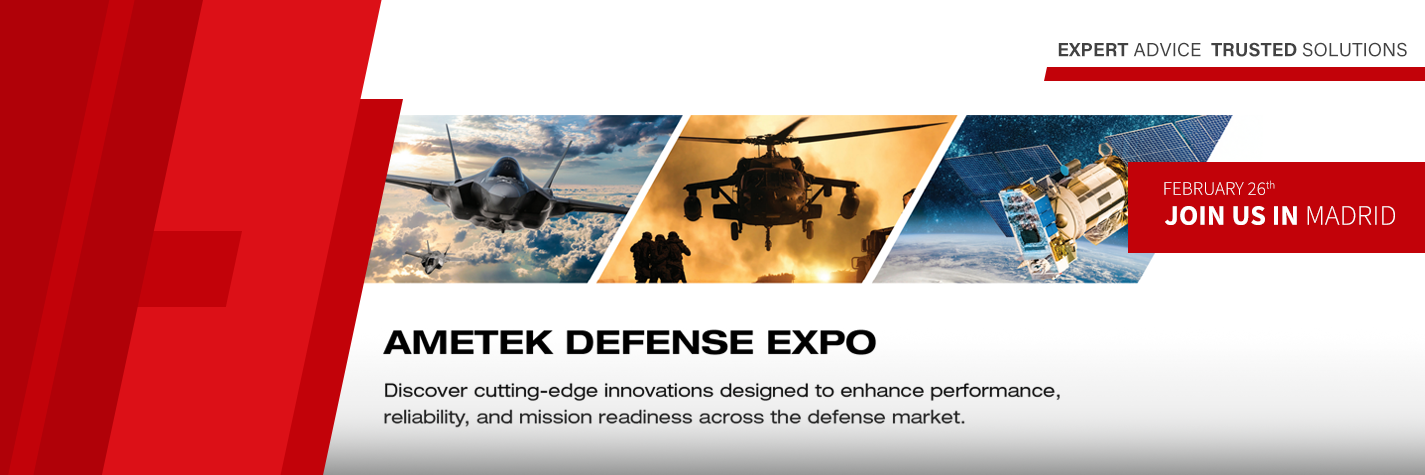 Join us in Madrid at the AMETEK Defense Expo